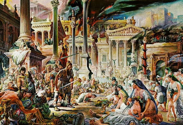 Захват Рима готами под предводительством варвара Алариха 410 г – участники взятия кратко