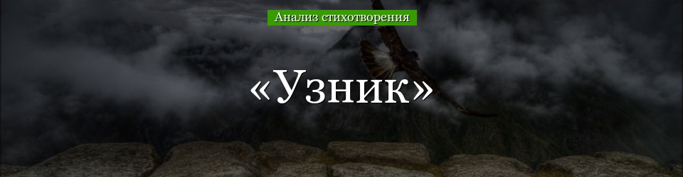 Анализ стихотворения «Узник» Пушкина