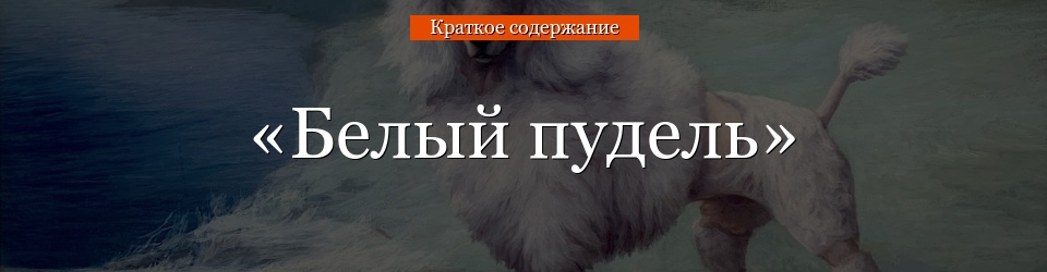 «Белый пудель» очень краткое содержание