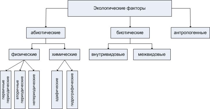 Экологические факторы среды