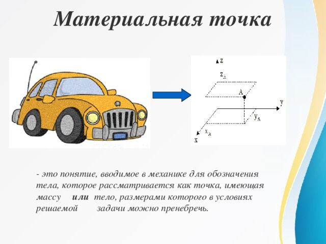 Кинематика материальной точки