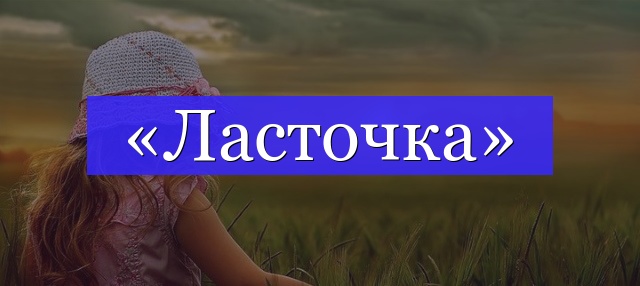 Корень слова «ласточка»