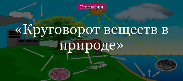 Круговорот веществ в природе