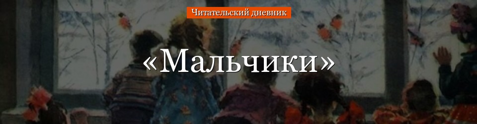 «Мальчики» читательский дневник