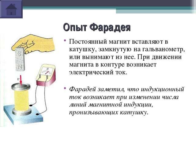 Направление индукционного тока