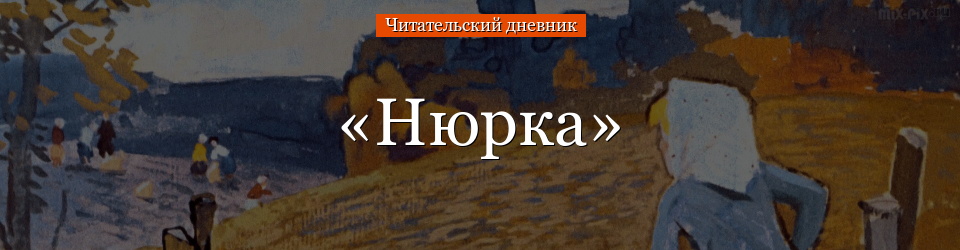 «Нюрка» читательский дневник