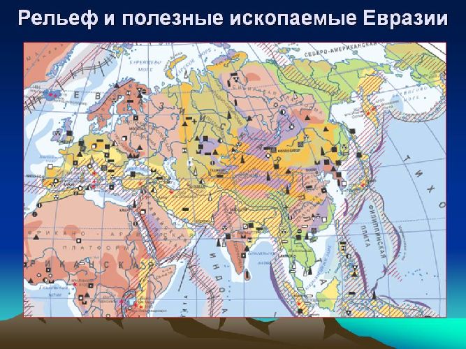 Полезные ископаемые Евразии