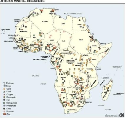 Рельеф и полезные ископаемые Африки