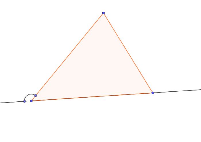 Свойства внешнего угла треугольника