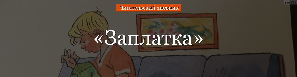 «Заплатка» читательский дневник