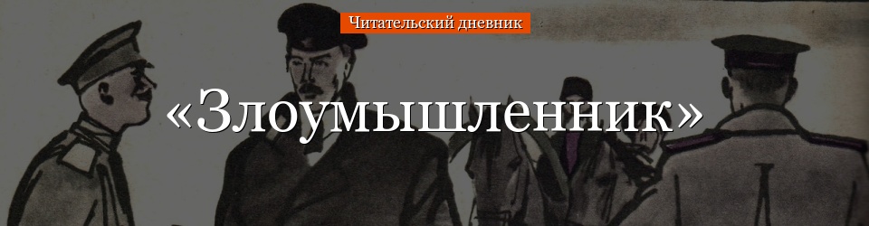 «Злоумышленник» читательский дневник